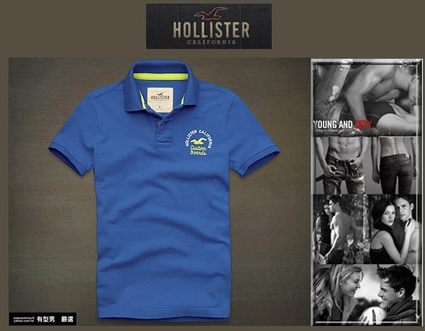 有型男~ A&F 副牌 Hollister 2013 春夏精典海鷗logo Embarcadero Polo orange 粉橘 真品 現貨 S M L XL