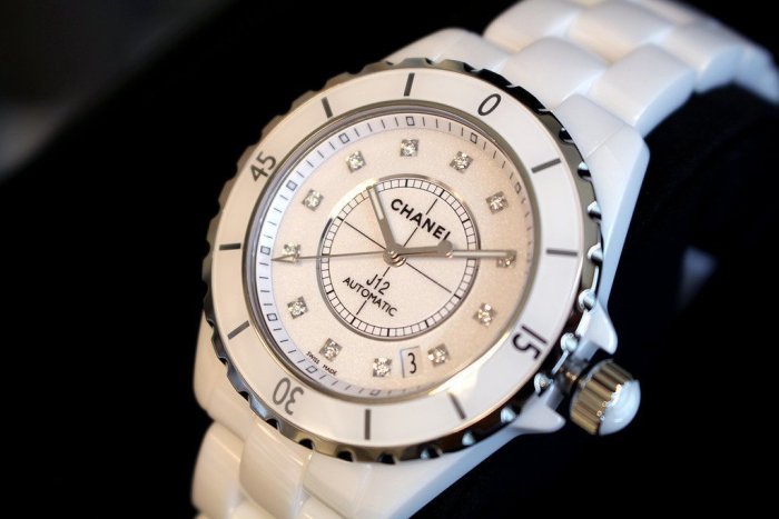 全新 CHANEL 香奈兒 J12 手錶 腕錶 原廠真品 真鑽 陶瓷 機械錶 38mm H5705