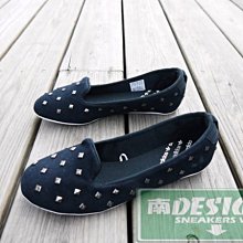 南◇現 ADIDAS AZURINE LOAFER 黑/灰 麂皮 鉚釘 龐克 娃娃鞋 平底鞋 愛迪達 淑女