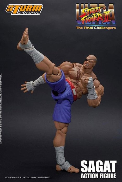 全新 Storm Toys 1/12 街頭霸王II 快打旋風2 沙加特 Sagat