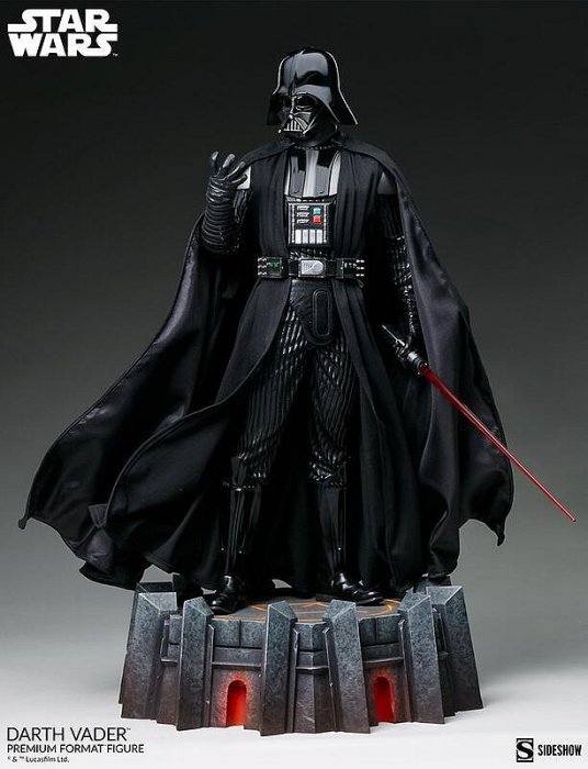 Sideshow 300795 25寸 星球大戰 黑武士 Darth Vader 雕像 現貨