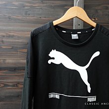 CA 德國運動品牌 PUMA 女款 黑色 長板 休閒長t S號 一元起標無底價P335