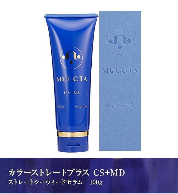 ❤日本 MUCOTA 中川 滲透乳 100g 晶鑽免沖洗護髮素 CS+MD Straight Seaweed Serum