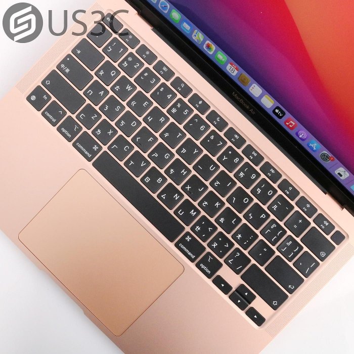 【US3C-桃園春日店】2020年 公司貨 Apple Macbook Air Retina 13吋 M1 8C8G 8G 512G 金 UCare店保6個月