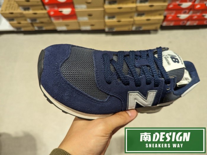 南🔥2023 5月 NEW BALANCE 574 慢跑 復古 休閒 運動 情侶鞋 男女款 藍灰 U574PO2