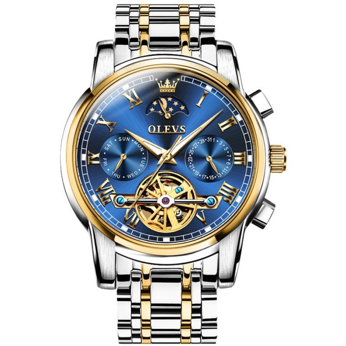 現貨手錶腕錶明星代言歐利時品牌手錶廠家全自動機械錶防水男士手錶男