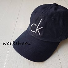 ☆【CK配件館】☆【100%全新真品Calvin Klein LOGO刺繡棒球帽】☆【CKH001F3】(深藍色)