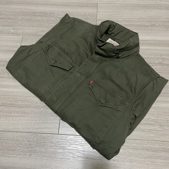 Levi's levis 27721-0000 S號 類M65 M-65 軍綠色軍裝夾克飛行夾克 公發