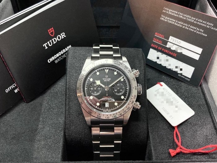 【玩錶交流】全新品 TUDOR 79350 🌟停產珍藏款🌟Heritage Black Bay Chrono 2024/4月保卡