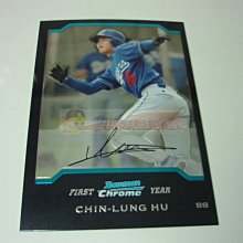 貳拾肆棒球----08Topps Bowman Chrome 美國大聯盟MLB洛杉磯道奇胡金龍黑色簽名卡新人卡RC卡