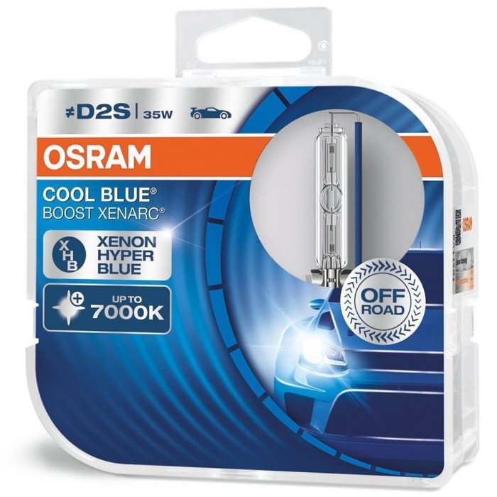 促銷～ D2S Osram Cool Blue  Boost 66240cbb 7000k HID Xenon d4s d1s d3s philips whv2