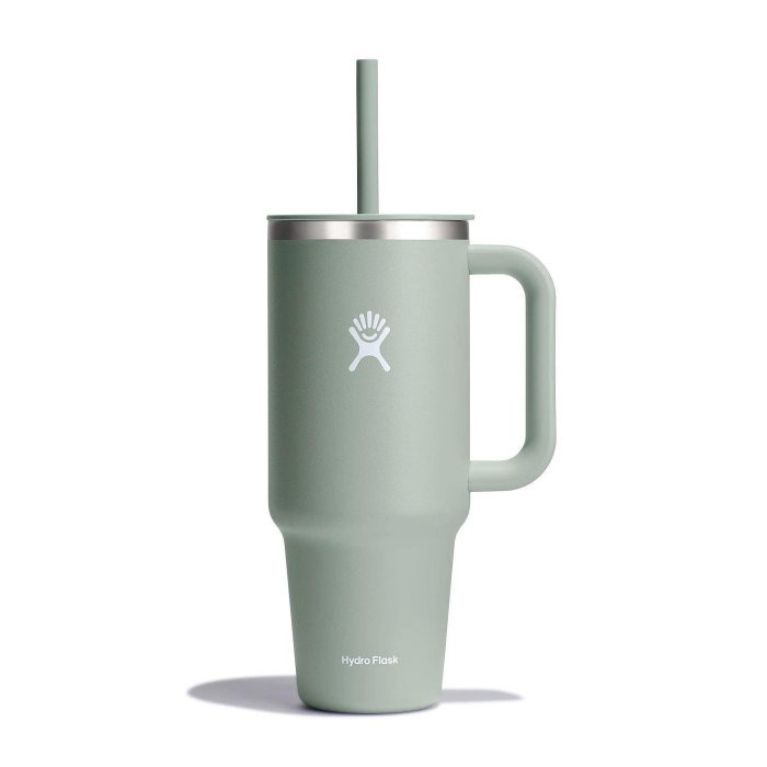 【Hydro Flask】冰霸杯 灰綠【40oz / 1182ml】吸管保溫杯 隨手杯