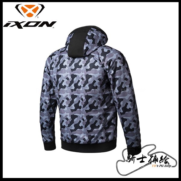 ⚠YB騎士補給⚠ IXON HOODIE Air Asia 迷彩軟殼防摔衣四色輕量化透氣