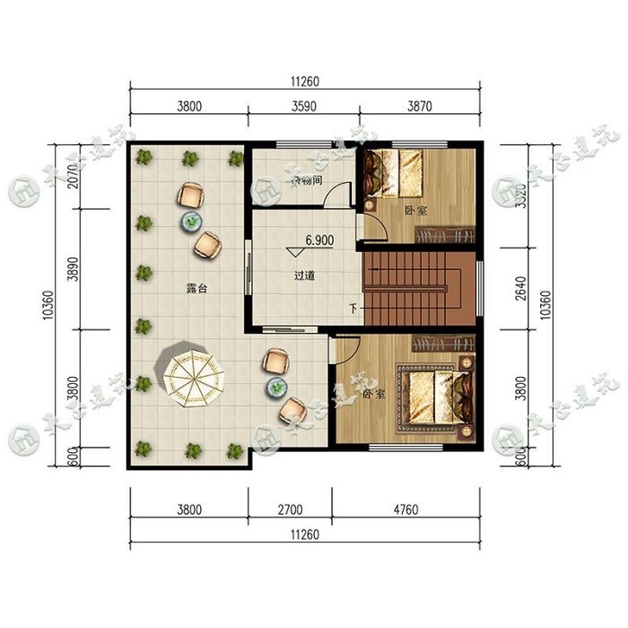 【台灣現貨】別墅設計圖紙農村自建房三層歐式經濟小戶型房屋子網紅民宿效果圖