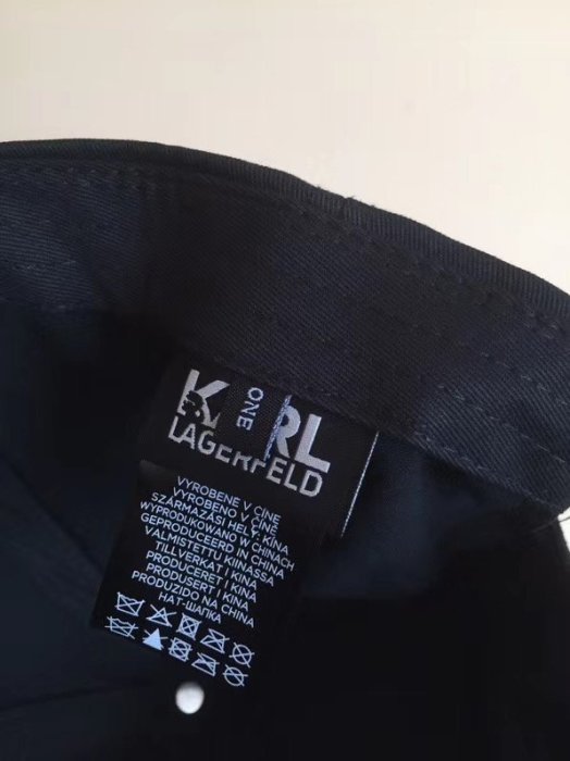 Karl Lagerfeld K/ IKONIK CAP卡爾老佛爺  遮陽帽 棒球帽 鴨舌帽