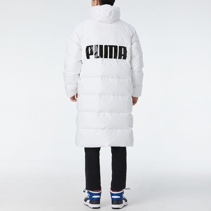 PUMA彪馬長款羽絨服男2020冬新款運動服保暖戶外羽絨夾克58540302-清倉特價精品  夏季