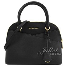 【茱麗葉精品】全新精品 MICHAEL KORS 專櫃商品 JET SET TRAVEL 防刮兩用貝殼包.黑 現貨