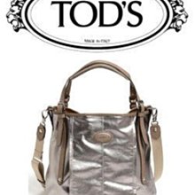 喬瑟芬【TOD S】現貨~2012秋冬 銀色G-LINE LARGE TOTE 大型XBWAFEE9400 防水帆布 側肩包(附斜背帶)