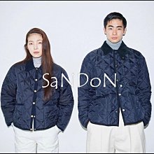 SaNDoN x『日本貴牌』翻領燈心絨簡約設計菱格夾棉經典復古短/中長款外套  231028