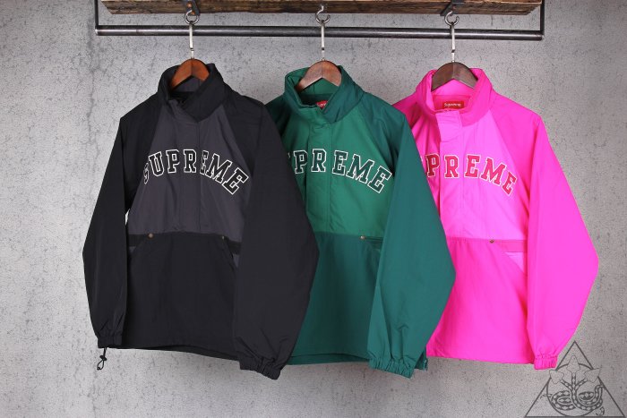 HYDRA】Supreme Court Half Zip Pullover 半開襟風衣罩衫電繡【SUP250