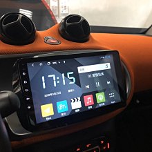 賓士 Benz smart 9吋無碟 Android 安卓版 電容式觸控螢幕導航主機/藍芽/導航/倒車顯影