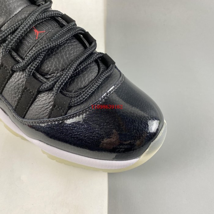 Air Jordan AJ11 Low "72-10" 大魔王 黑 耐磨 減震 籃球鞋 AV2187-001  情侶鞋