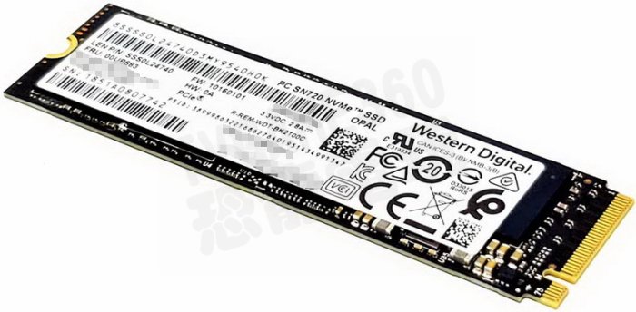 威騰 WD SN720 PCIE M2 2280 SSD 固態硬碟 黑標 512G 512GB 全新拆機品 台中恐龍電玩