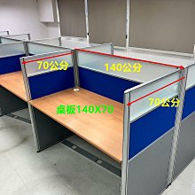 二手家具全省估價(集穎全新/二手家具)--屏風隔板140/70高122屏風 擋板 辦公屏風板 OF-3011203