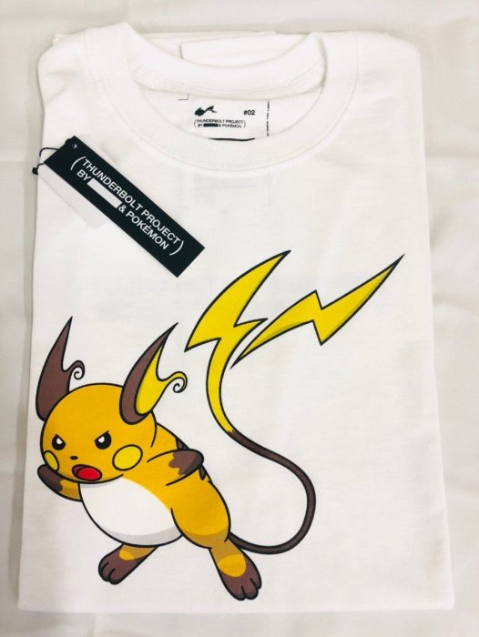 潮? 日本藤原浩Fragment X Pokémon THUNDERBOLT PROJECT P026A TEE