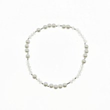 韓國 珍珠 水晶 素面 氣質 串珠 手鍊 手飾