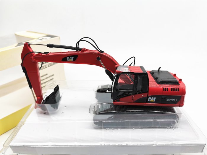 收藏模型車1/50 CAT 320D L HYDRAULIC EXCAVATOR 卡特合金挖機模型