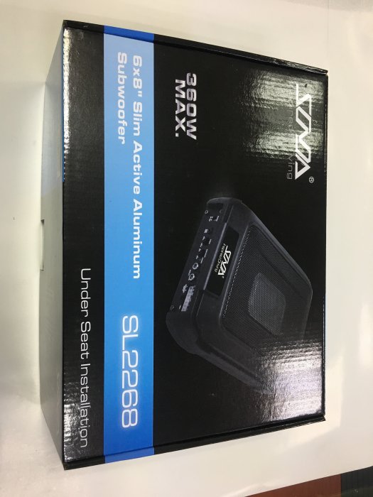 SONDA SL2268 6x8吋 超薄型主動式超重低音車用喇叭 360W