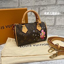 《真愛名牌精品》LV M82624 Nano speedy 聖誕版 波士頓 *全新*(63830)