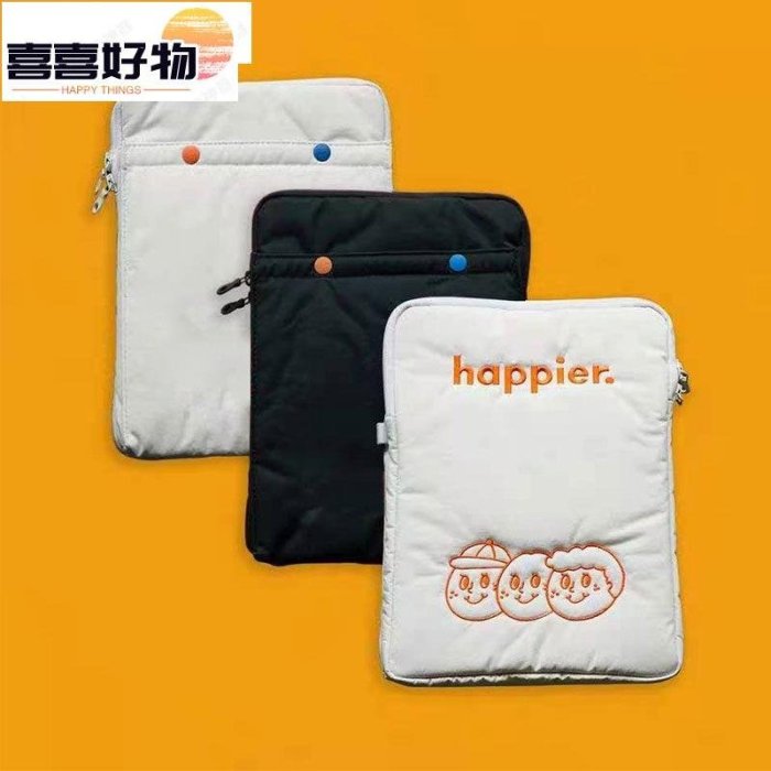 筆電包 手提電腦包 電腦袋 平板電腦包 電腦包韓國 可愛電腦包適用ipad pro11寸平板內袋蘋果13.3寸手拿~歡歡好物~