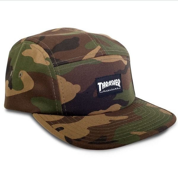 【THRASHER】Thrasher 5 Panel Hat五片帽(迷彩)