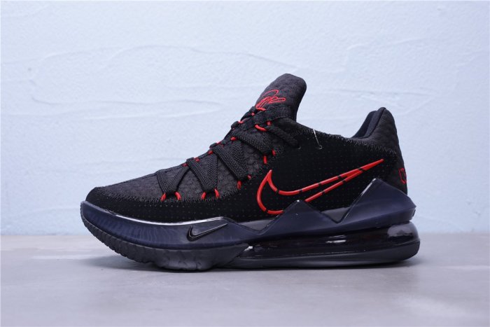 Nike Lebron XVII Low EP 黑紅 耐磨底 休閒運動籃球鞋 男鞋 CD5006-001