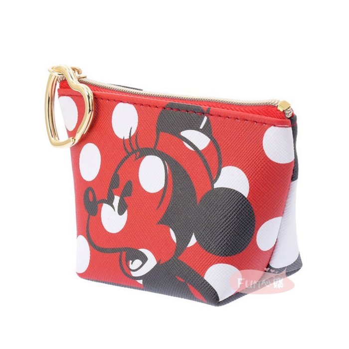 *♥:·.現貨·:*✡日本Disney迪士尼商店♥ 零錢包 小物包(S) 米妮 白點紅底