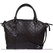 【茱麗葉精品】全新精品GUCCI 341503 經典雙G LOGO皮革壓紋吊飾兩用仕女包.深咖 預購無現貨