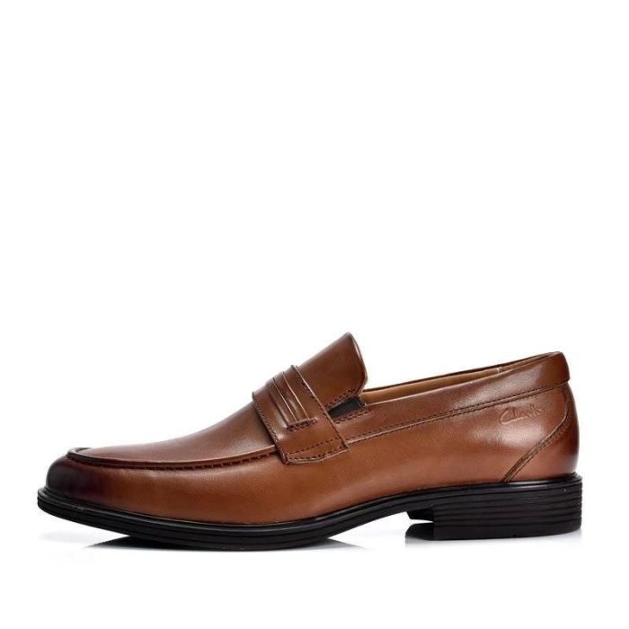 ❤小鹿臻選❤clarks正品Clarks男鞋2021夏季新款皮鞋男英倫休閑樂福鞋Whiddon Loafer