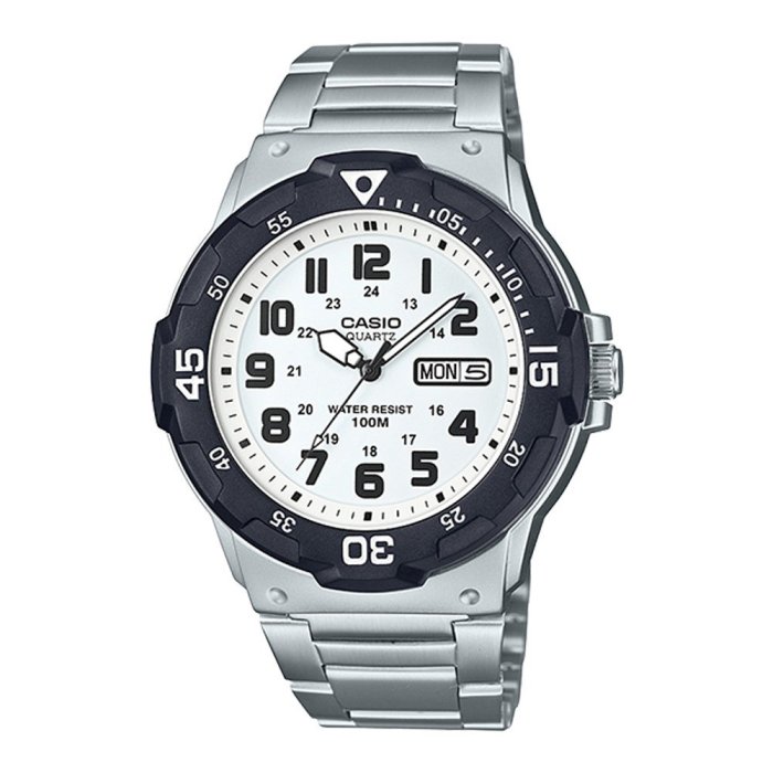 CASIO 卡西歐 手錶專賣店 MRW-200HD-7B 男錶 銀色 不鏽鋼錶帶 100米防水 MRW-200HD