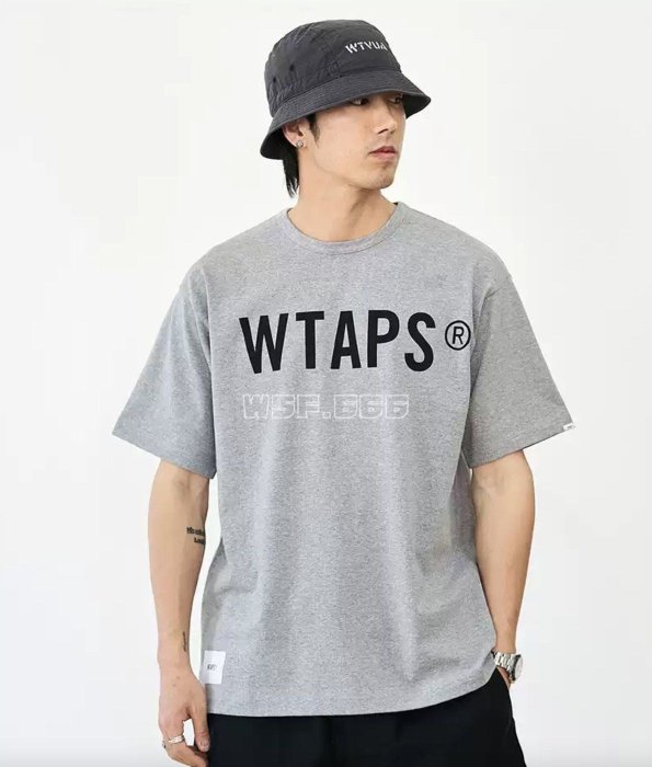 全新真品WTAPS 21SS BANNER / SS / COTTON tee 短袖T恤t-shirt 灰色L號