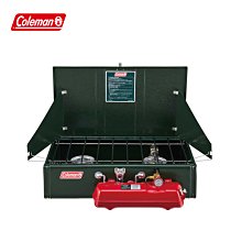 【大山野營】Coleman CM-28578 POWERHOUSE 氣化雙口爐 雙口汽化爐 經典款 去漬油 野炊 露營