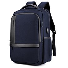 商務旅遊箱包用品防水抗震雙肩背包電腦包商務包3C包旅遊包學生包男背包U51-2藍色