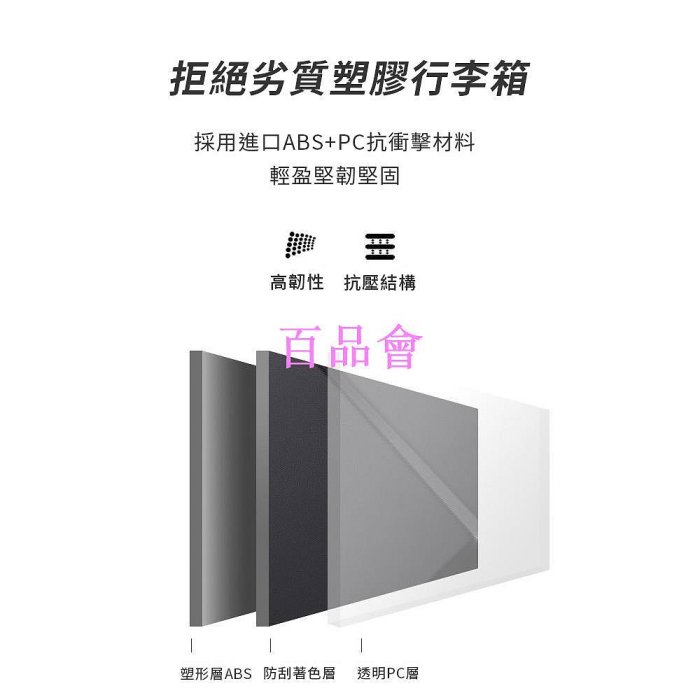 【百品會】 【台灣出貨】萬向輪行李箱 贈手提包 30吋 28吋 26吋 22吋 40吋 大容量 胖胖箱 37開 旅行箱  拉桿