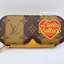 遠麗精品(板橋店) S2095 LV X NIGO聯名系列愛心雙色眼鏡盒GI0717