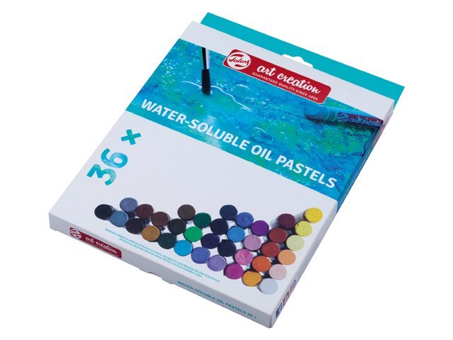 【紙百科-36色】talens art creation WATER-SOLUBLE OIL PASTELS水溶性蠟筆