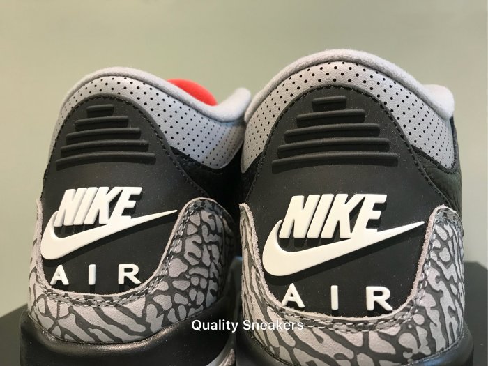 現貨 - Jordan 3 Retro OG 黑水泥 爆裂紋 GS 女段 854261-001