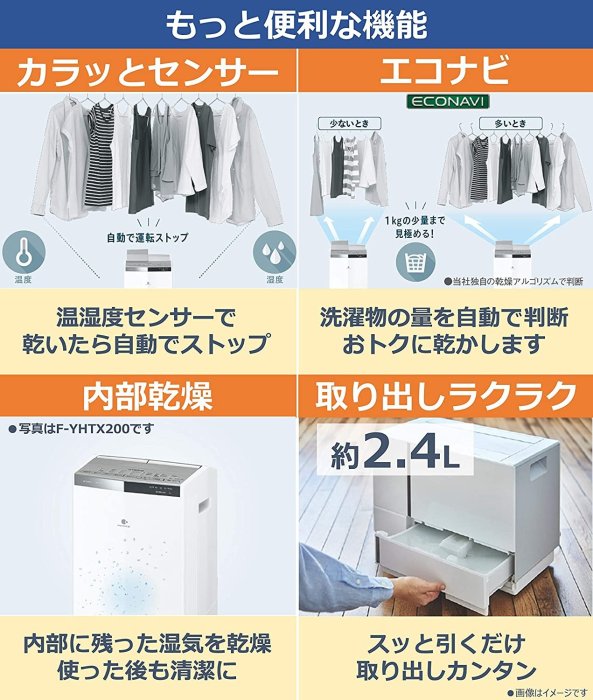 【JP.com】日本原裝 PANASONIC F-YHTX90-H 衣類乾燥除濕機 適用8坪 (8.5L)