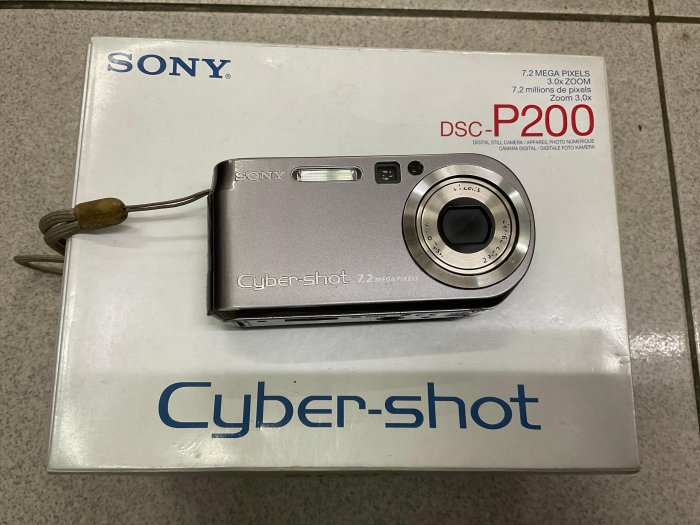 [保固一年][高雄明豐] 公司貨 Sony P200 數位相機 功能都正常 便宜賣 tx7 tx9 tx100 [A1702]