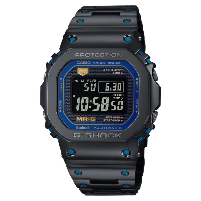 高冠國際】CASIO G-SHOCK MRG-B5000BA-1 日本製電波太陽能高科技材質鈦